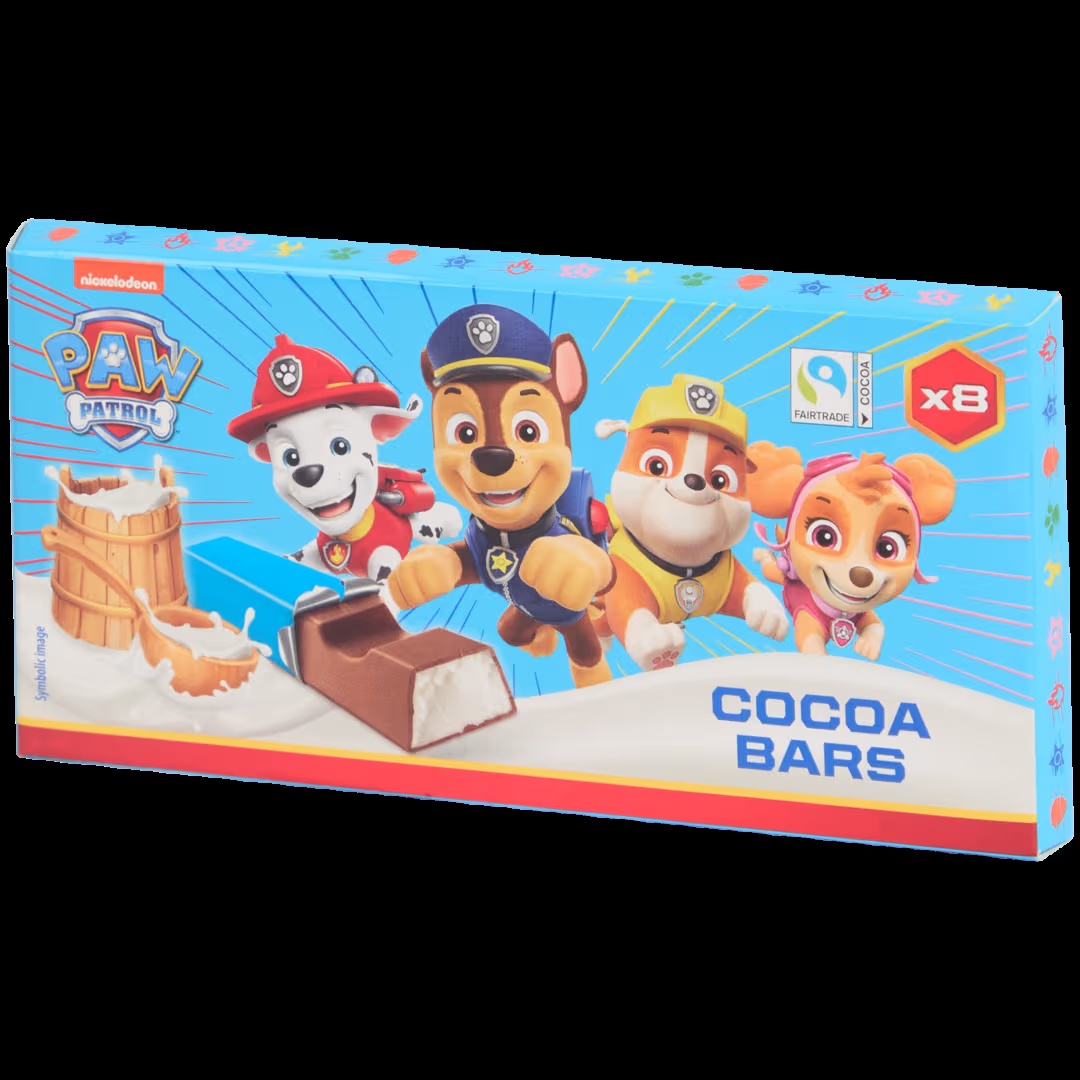 Barritas de chocolate Paw Patrol