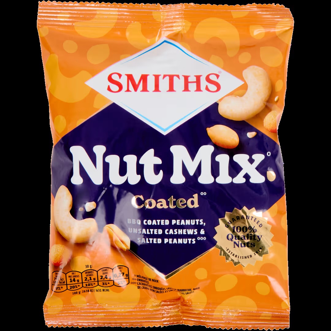 Surtido de frutos secos Smiths Coated