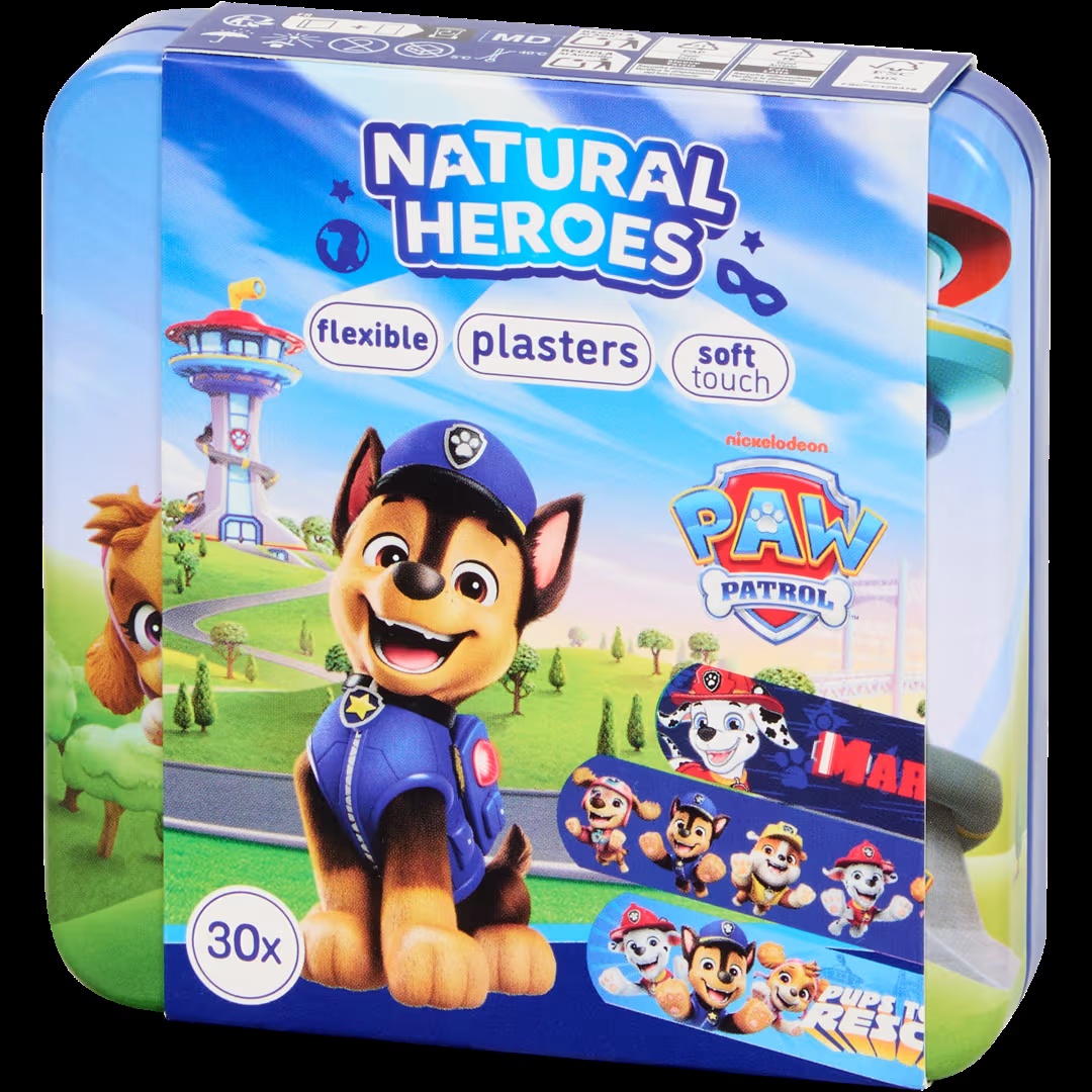 Tiritas para niños en lata Natural Heroes