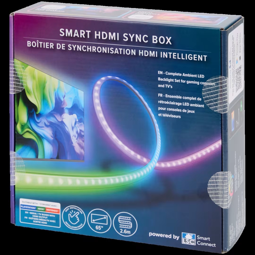 Tira LED con sincronizaciÃ³n inteligente HDMI Eurodomest