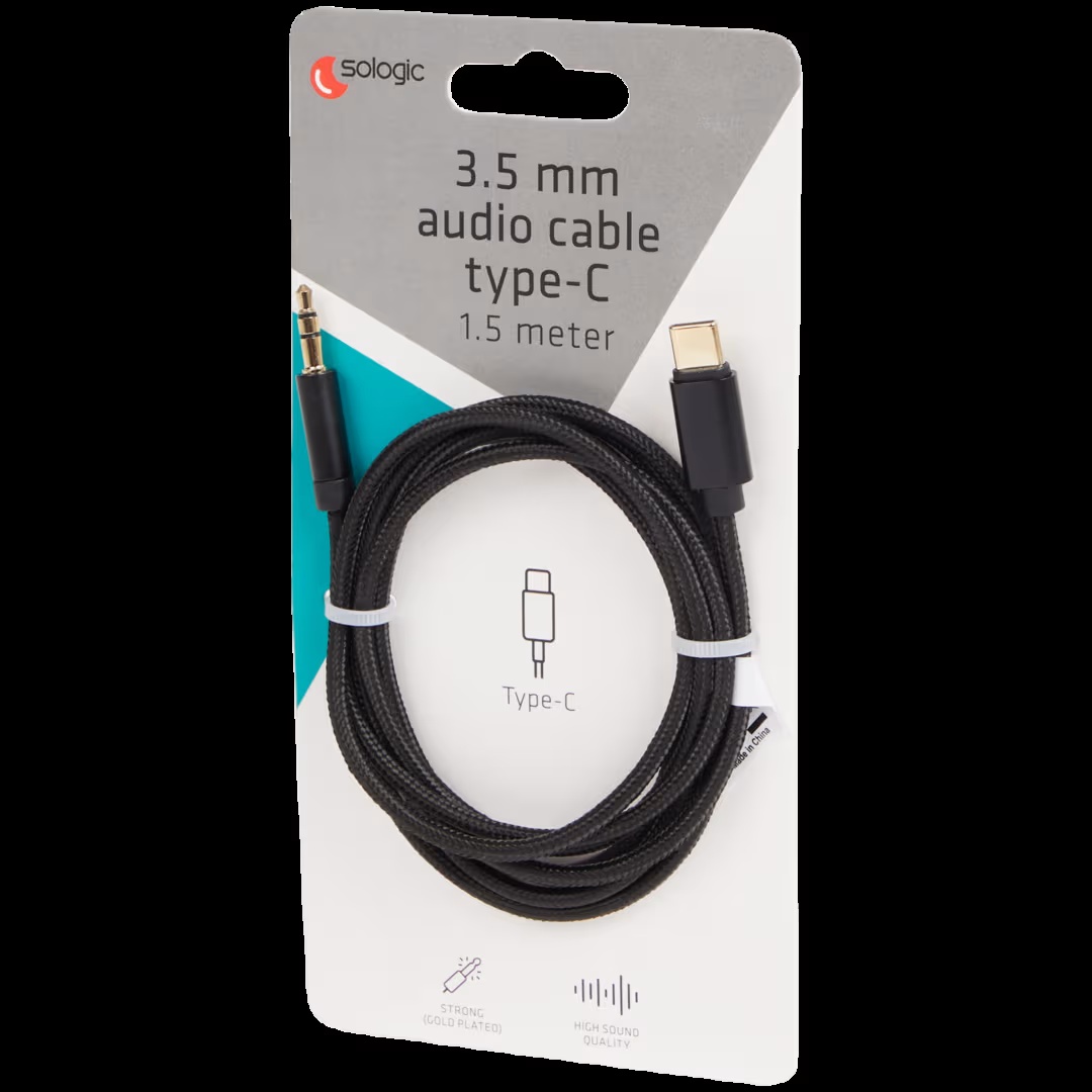 Cable de audio Sologic USB-C a AUX