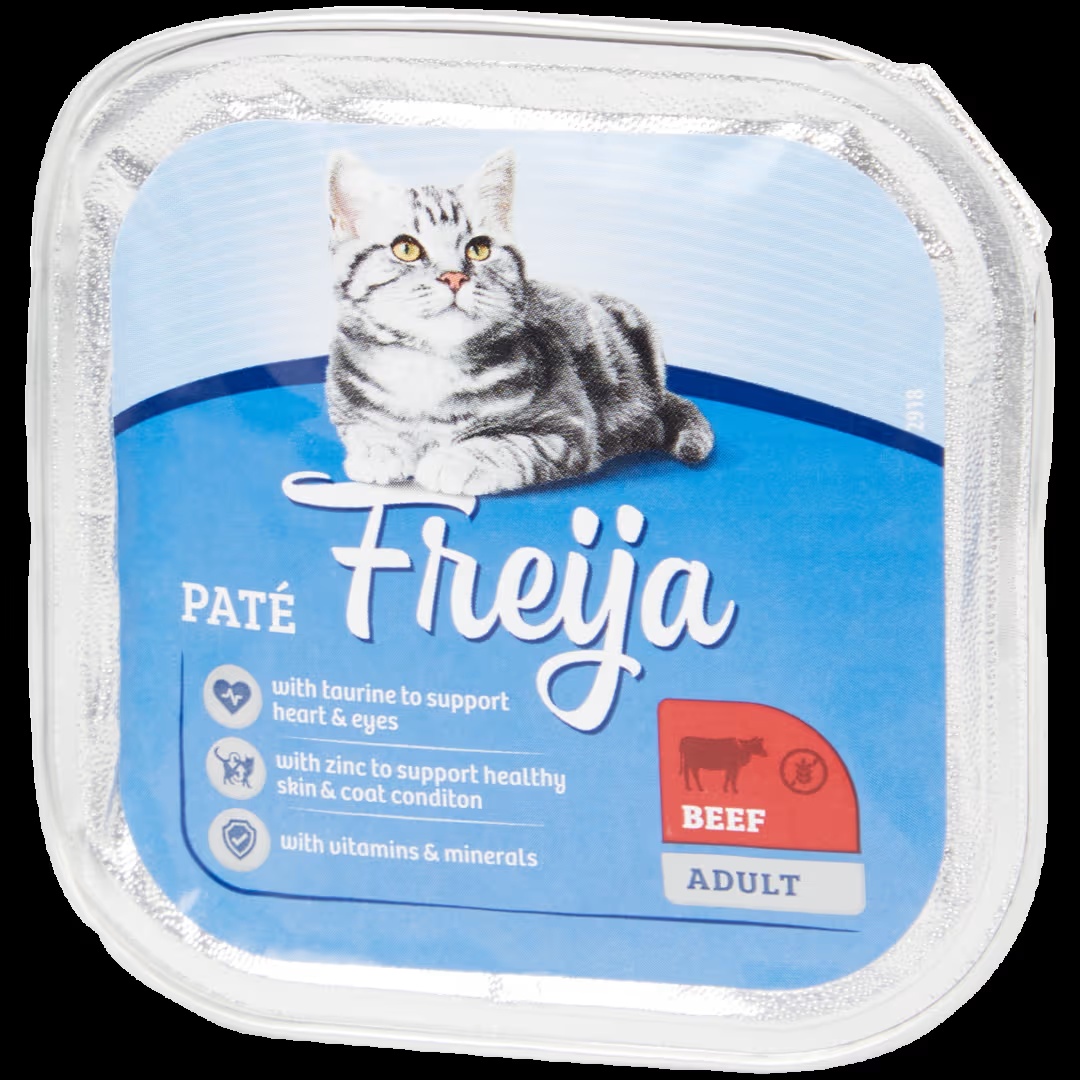 PatÃ© de comida hÃºmeda para gatos Freija Ternera
