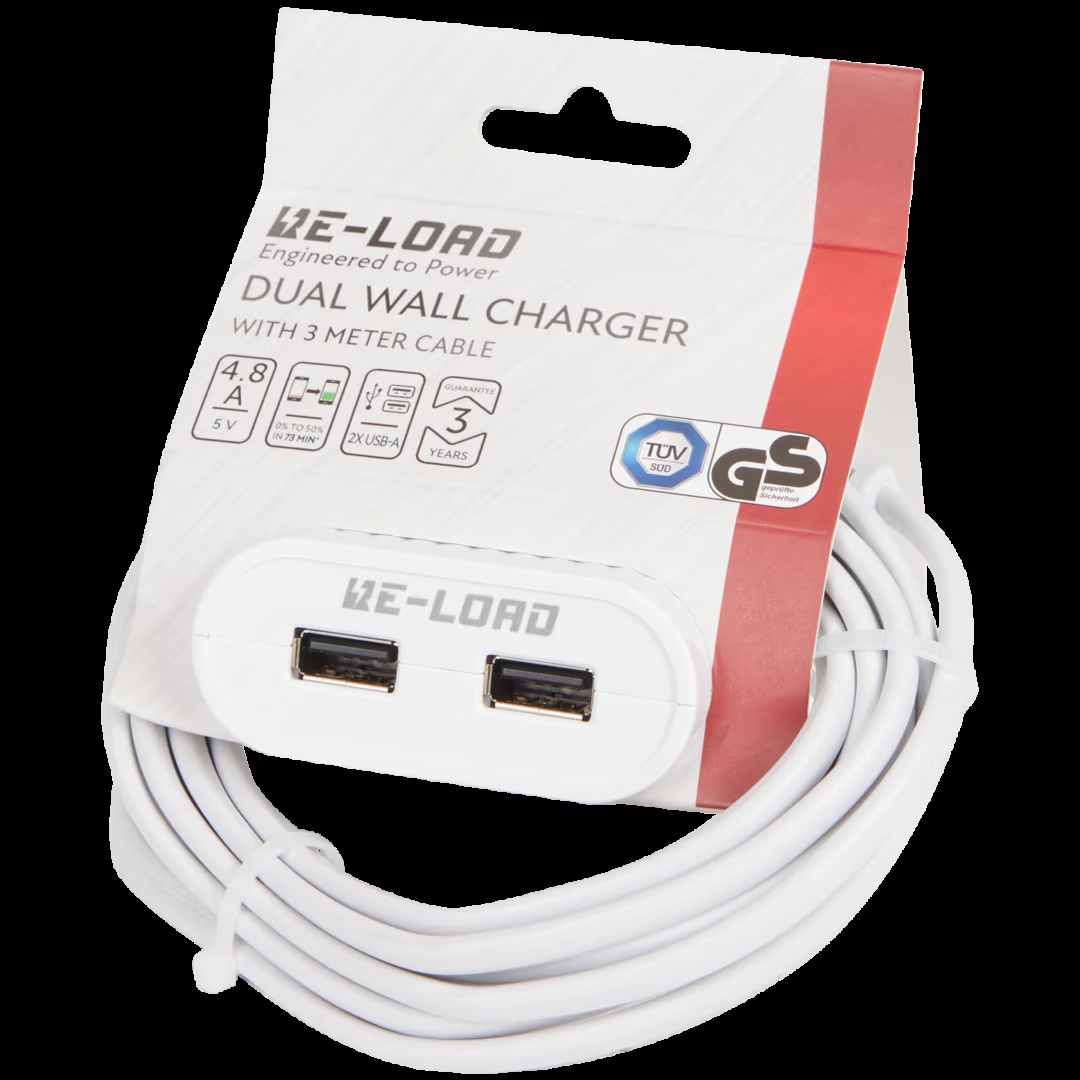 Cargador de pared doble Re-load 4 Cargador de pared doble Re-load
