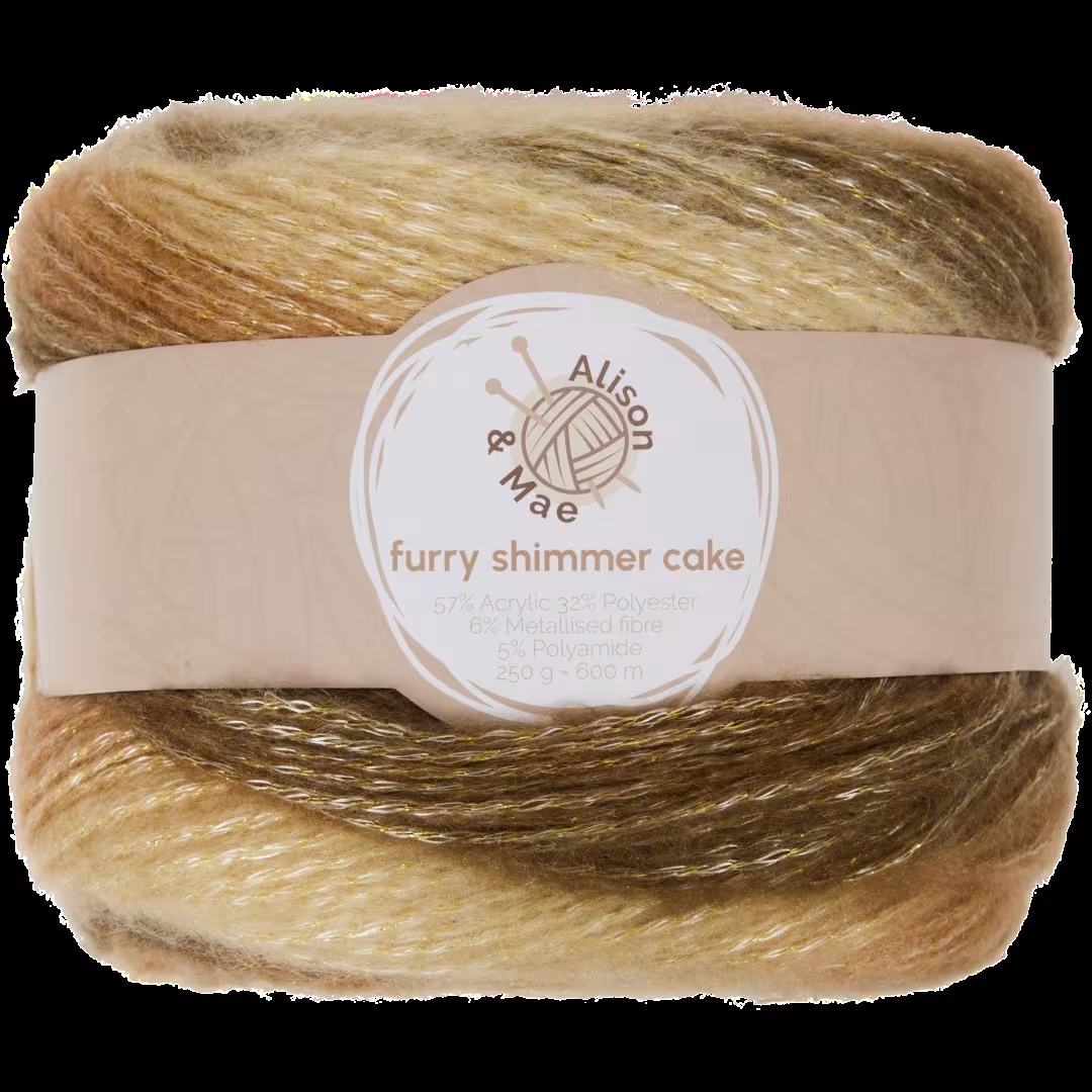 Hilo brillante Alison & Mae Furry Shimmer Cake