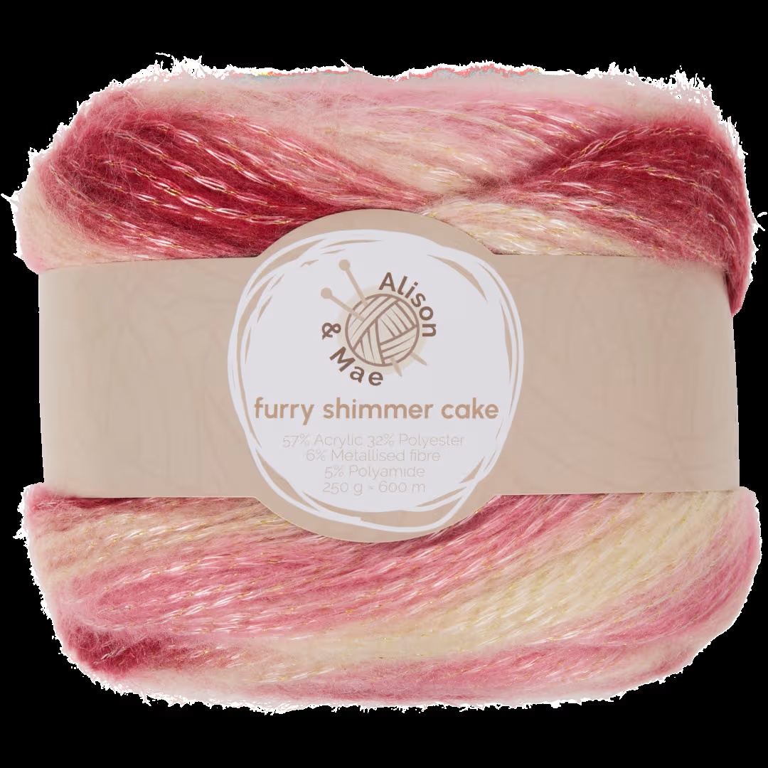 Hilo brillante Alison & Mae Furry Shimmer Cake 4 Hilo brillante Alison & Mae Furry Shimmer Cake