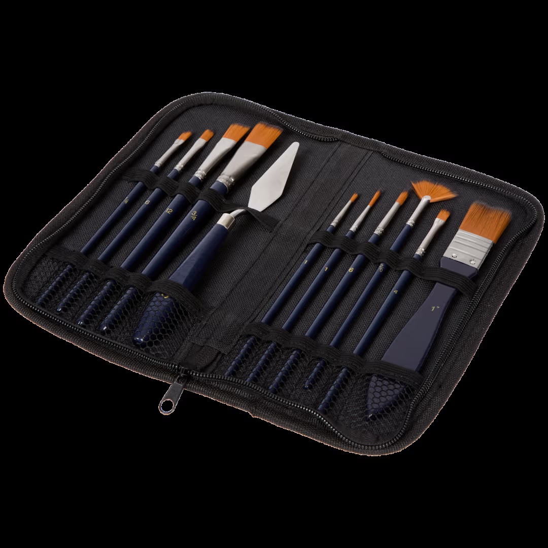 Kit de pinceles con estuche