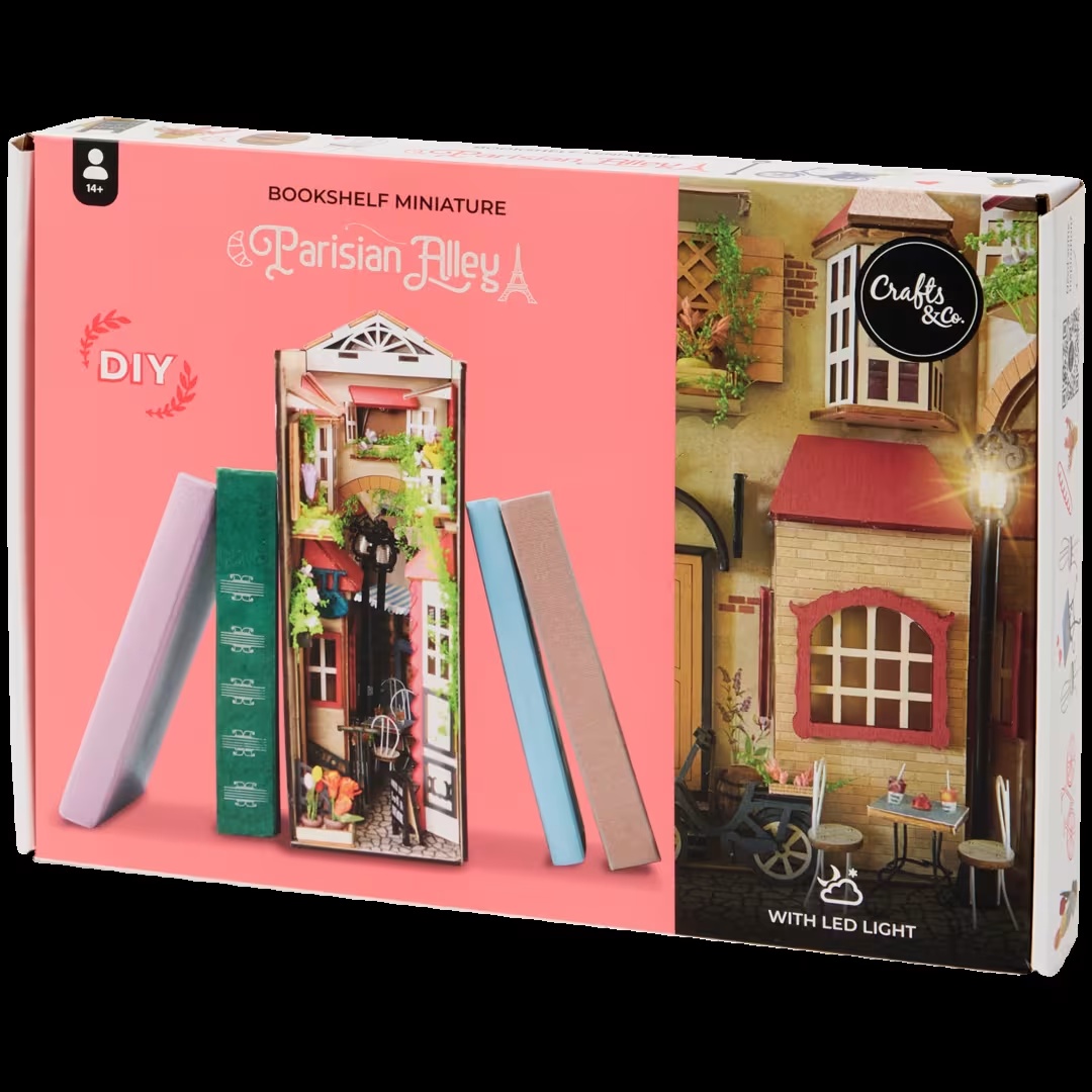 Crea tu propia librerÃ­a en miniatura Crafts & Co