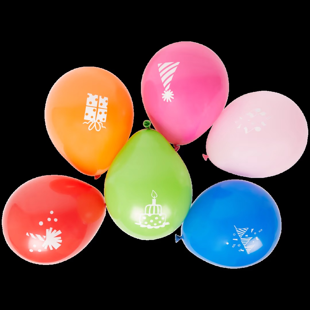 Globos con estampados
