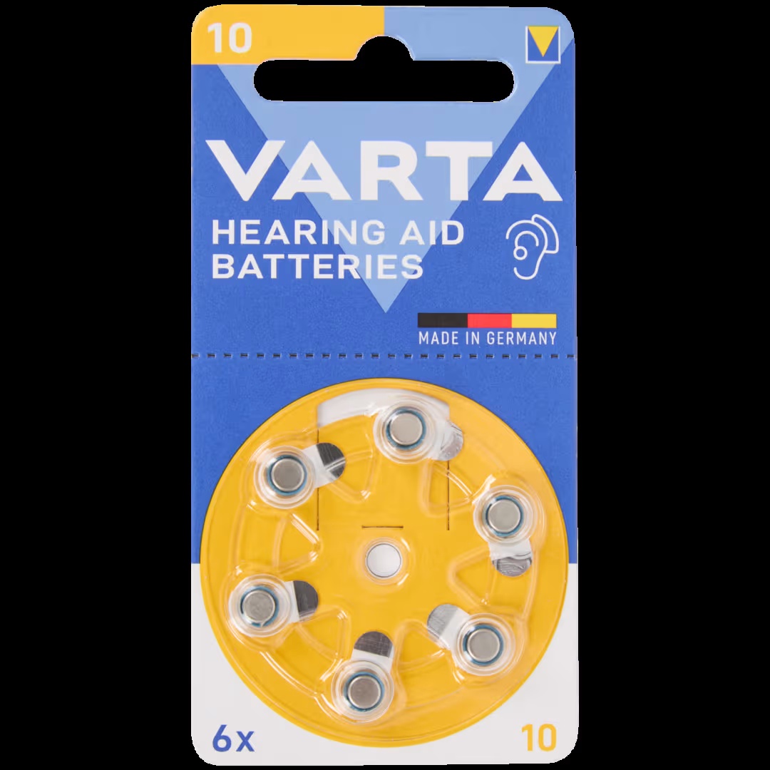 Pilas para audÃfonos Varta 10