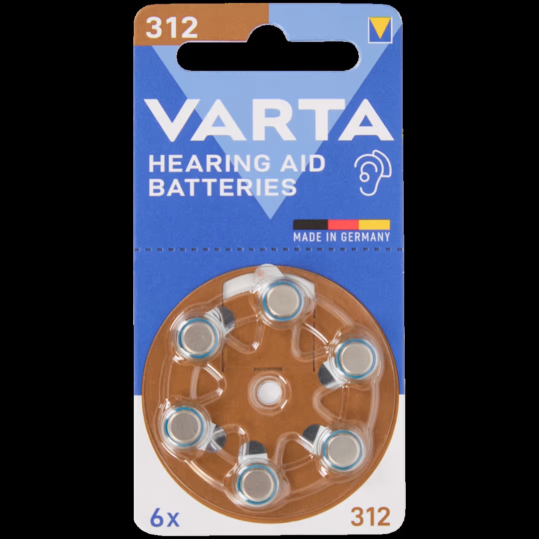 Pilas para audÃ­fonos Varta 312
