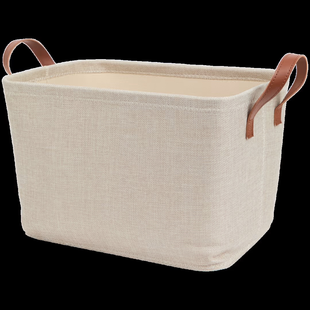 Cesta de almacenaje de terciopelo