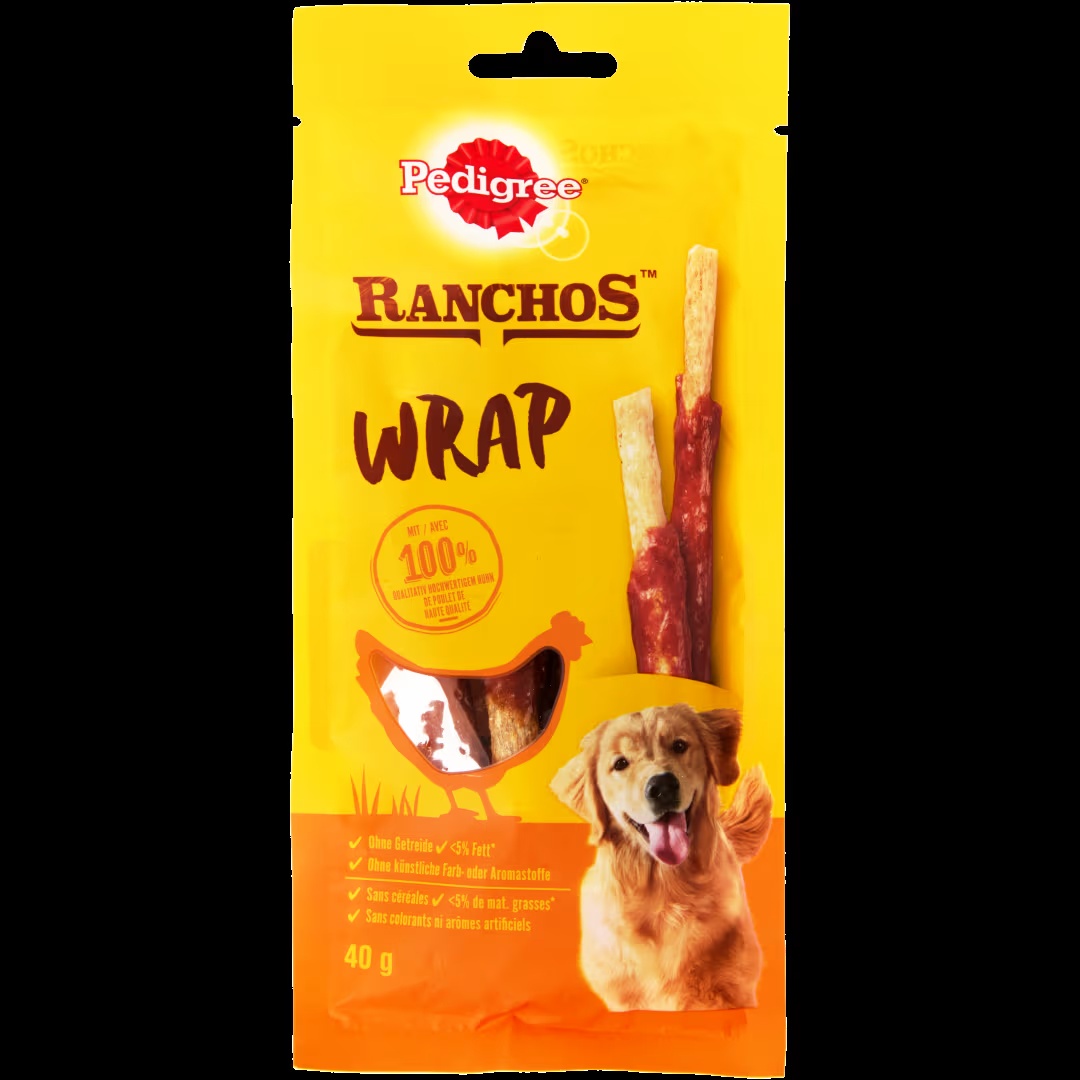 Barritas para perro Pedigree Ranchos Wrap