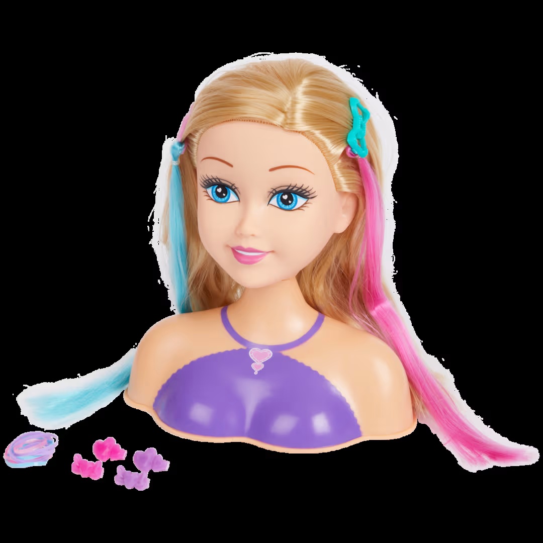 Busto de muÃ±eca para estilismo Chloe Girlz