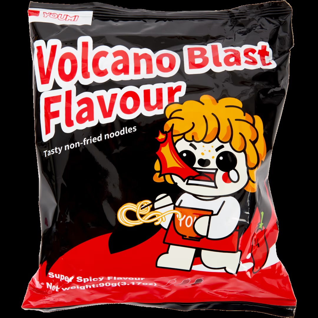 Fideos instantÃ¡neos picantes Youmi Vulcano Blast