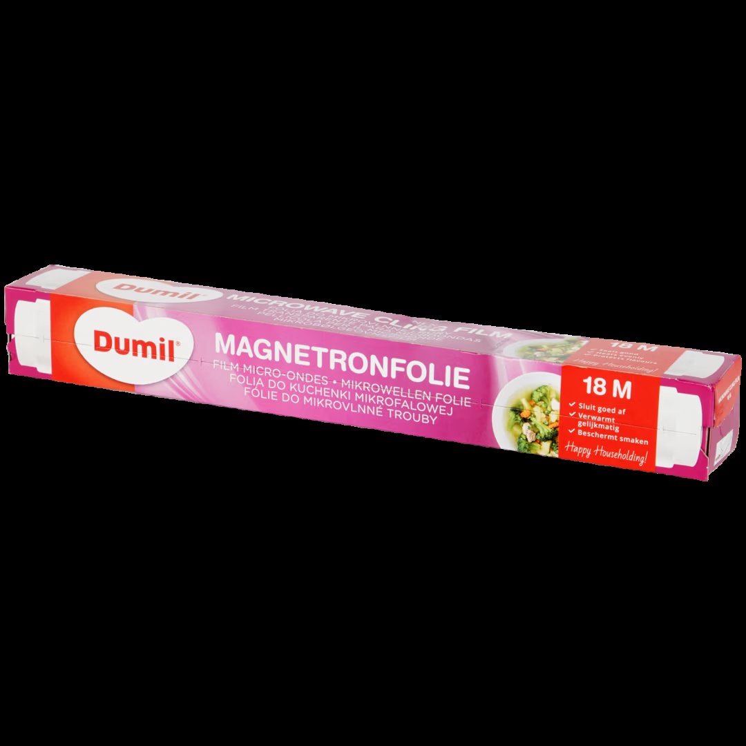 Film transparente para microondas Dumil