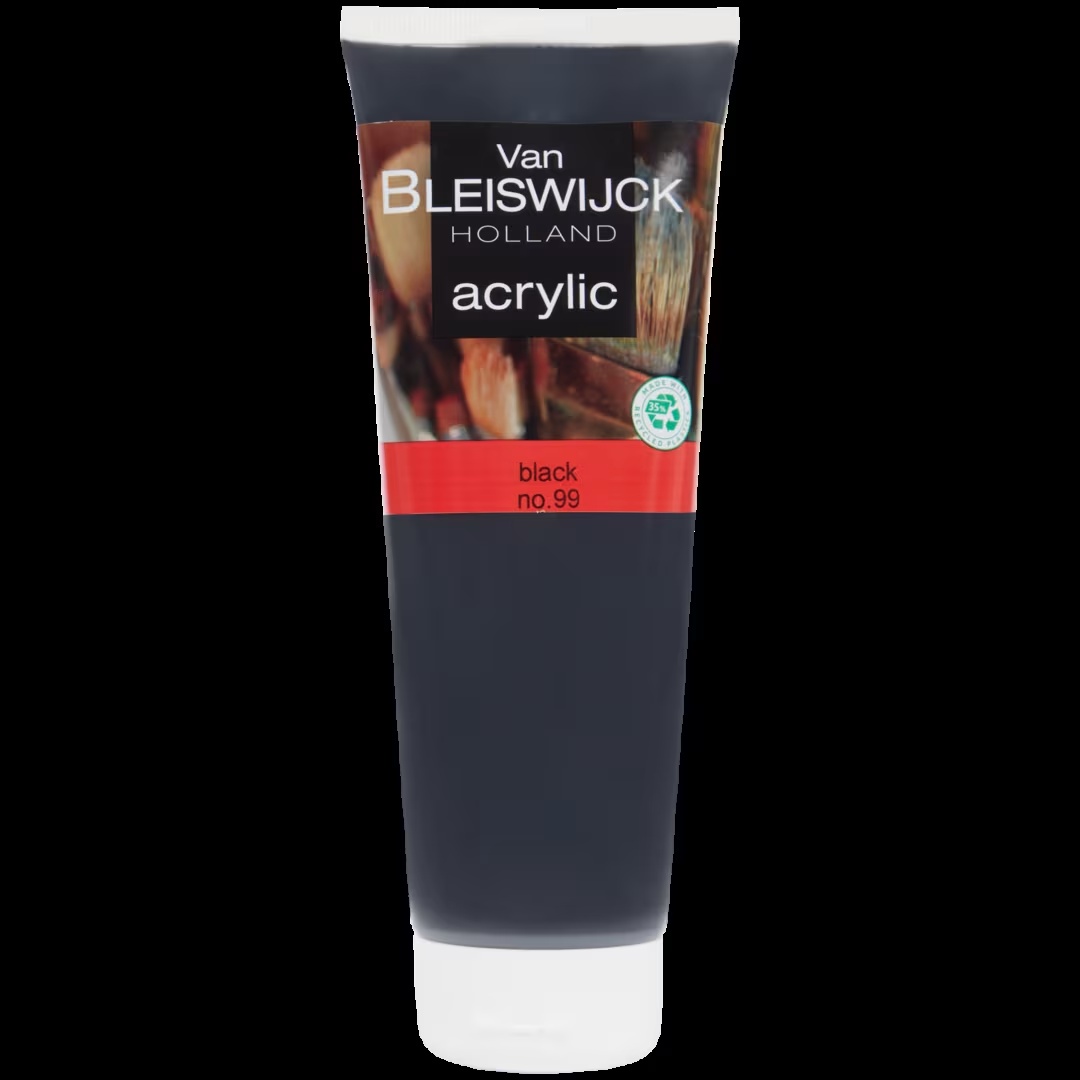 Pintura acrÃ­lica Van Bleiswijck Negra