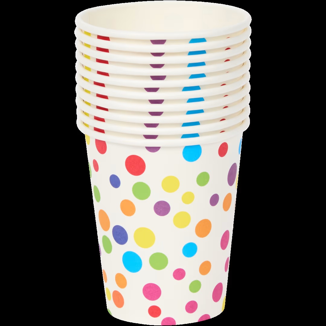 Vasos de fiesta