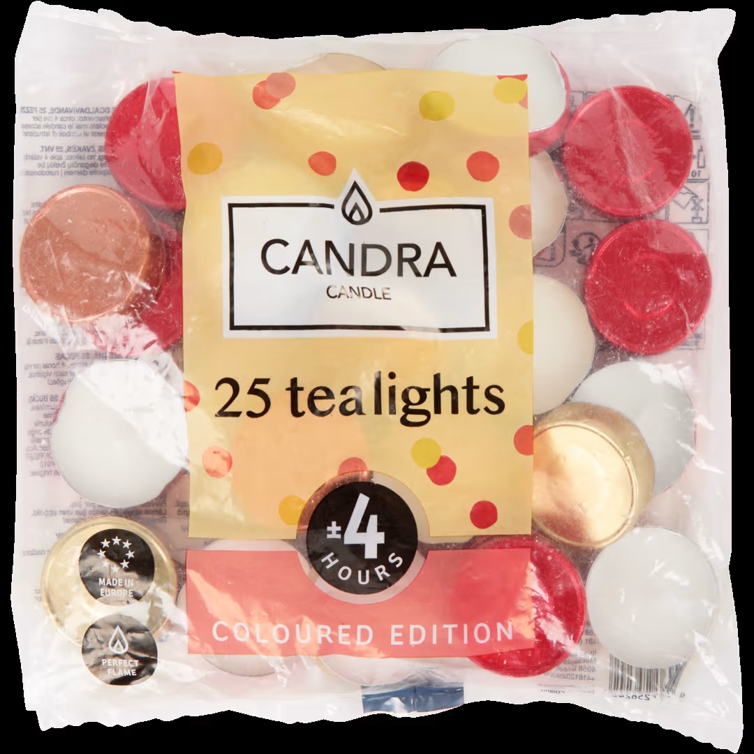 Velas de colores Candra 4 Velas de colores Candra