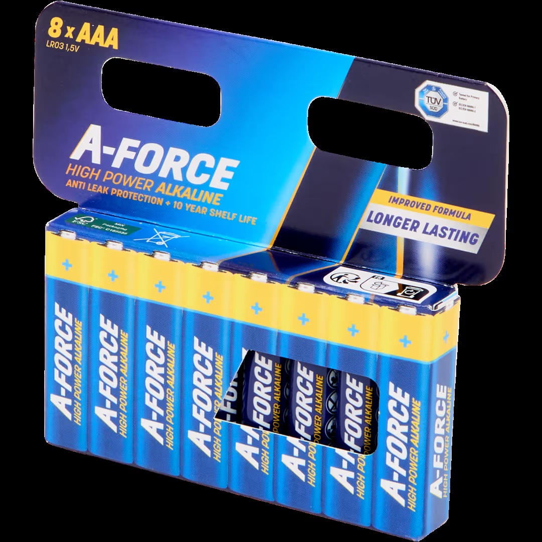 Pilas A-Force High Power Alkaline AAA