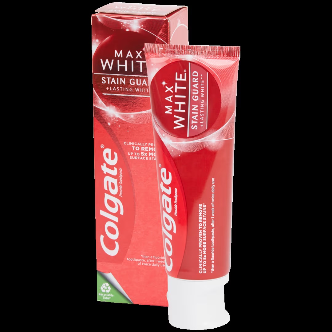 Pasta de dientes Colgate Max White Stain Guard
