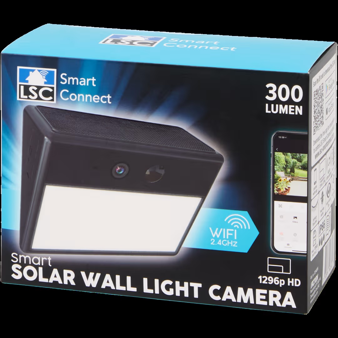 CÃ¡mara solar con luz LSC Smart Connect