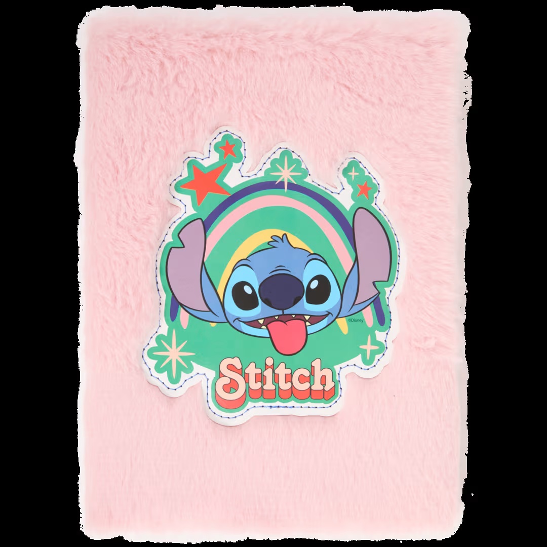 Cuaderno de peluche Disney Stitch
