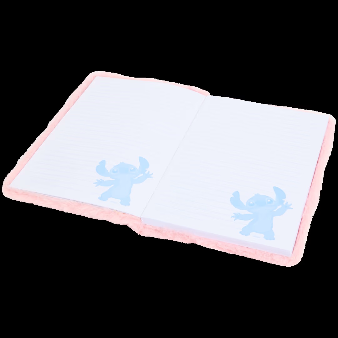 Cuaderno de peluche Disney Stitch 3 Cuaderno de peluche Disney Stitch